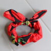 chouchou coquelicot