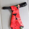 cravate pour animaux coquelicot